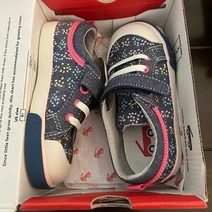See Kai Run Kids Sneakers - Blue and Pink